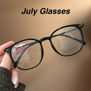 超轻韩系黑眼镜女款 近视可配有度数显瘦素颜神器防蓝光平光镜框潮