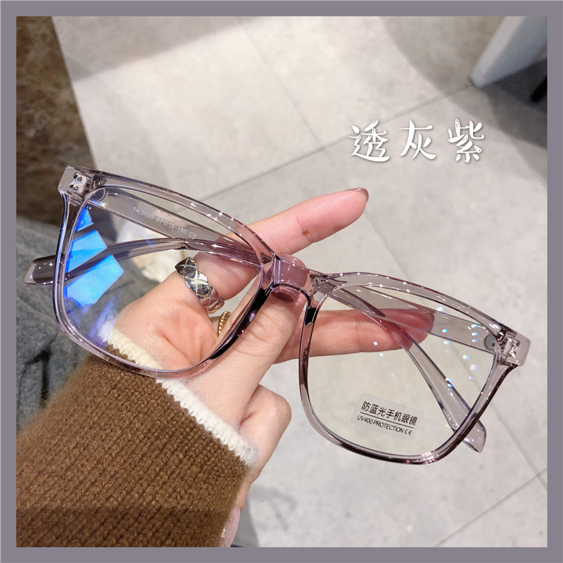 超轻方形圆脸显瘦框架小红书同款