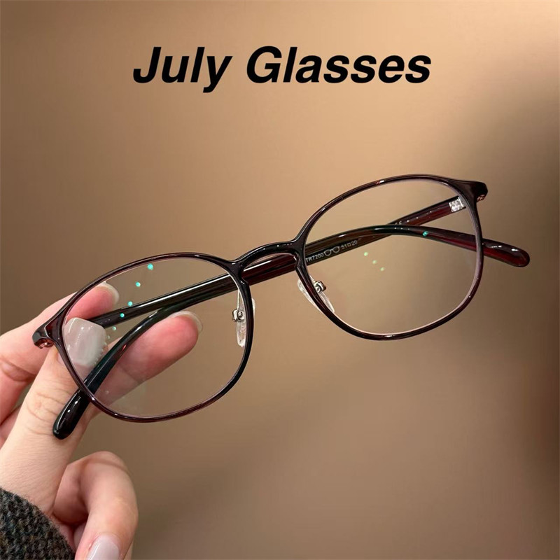 超轻简约浆果紫素颜眼镜框可配近视度数防蓝光百搭显脸小近视眼镜,ZIPPO/瑞士军刀/眼镜,定制成品光学镜,淘宝优惠券,粉丝福利购,淘宝优惠卷