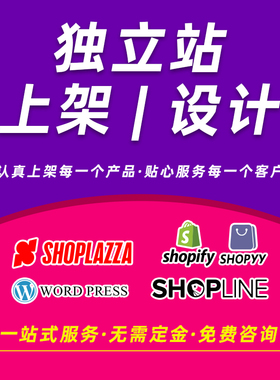 独立站设计产品上架跨境电商shopify详情页设计店铺装修主图设计