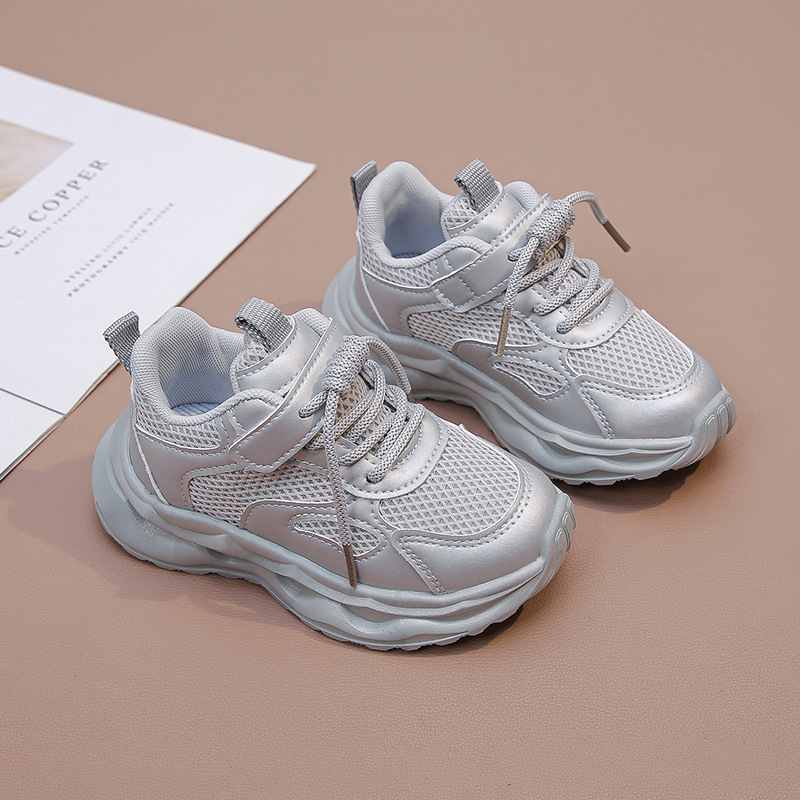 【品牌品质】白色运动鞋2025女童