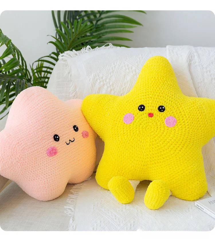 星星云朵大抱枕手工diy材料包