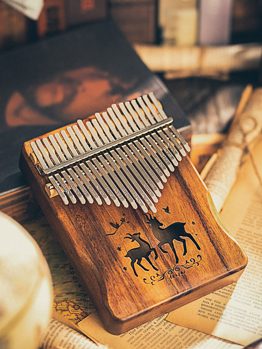 高颜值拇指琴17音正品网红手指琴卡林巴琴21音五指琴女生小乐器