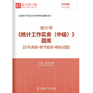 中级统计师2026年统计工作实务历年真题习题集模拟试卷试题库解析