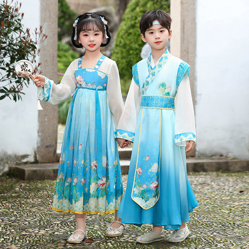 2025新款儿童国学服装古风演出服