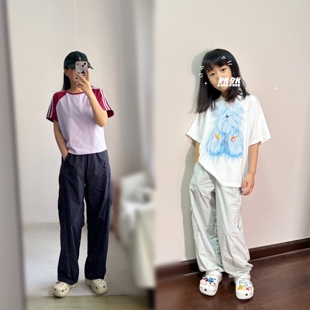 防晒速干裤~男女中大童吸湿速干两用裤脚休闲长裤 130-170码