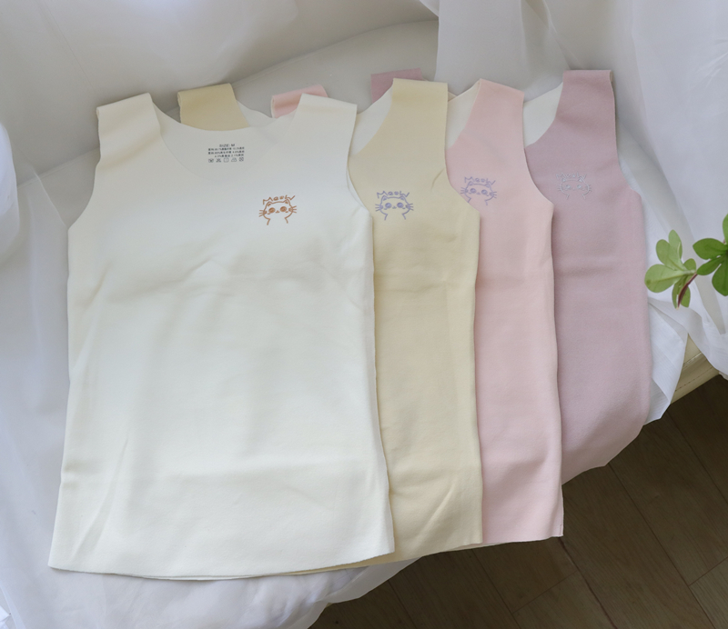 初中生背心德绒护肚无痕