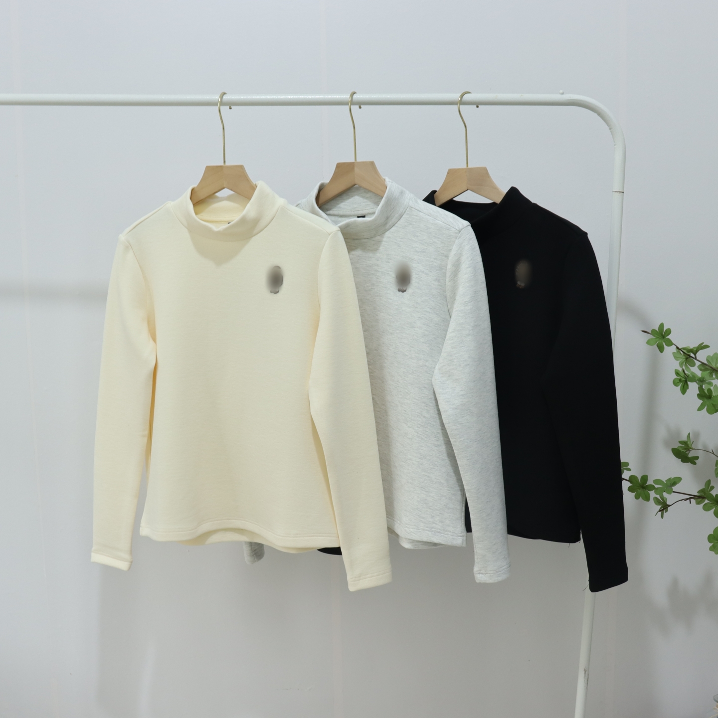 超软糯~亲子德绒半高领打底衫 中大童初高中加厚保暖打底T恤