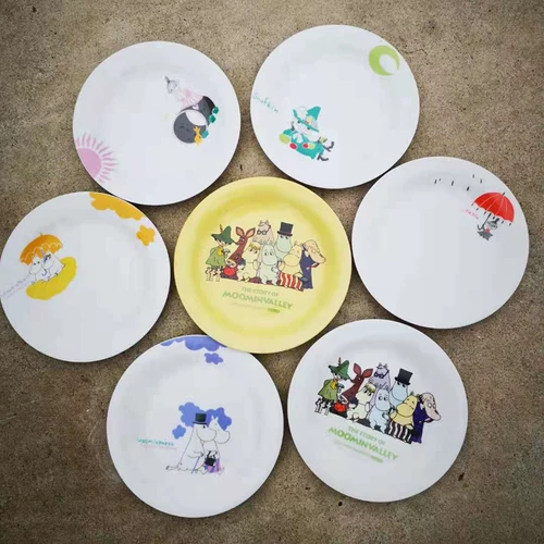 Jingdezhen exit ceramics -диск mumin mumming керамический рис.