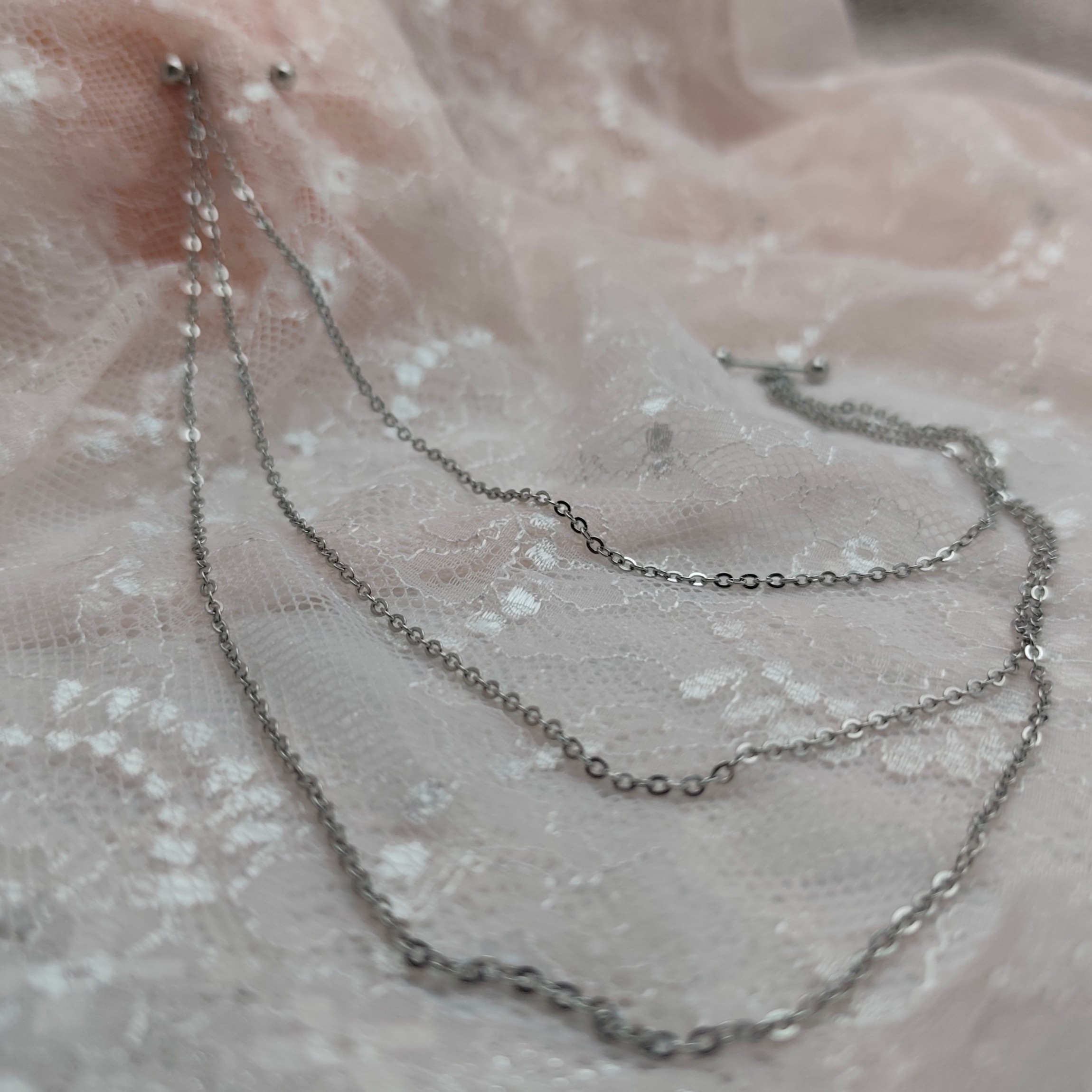 乳钉链 单链双链三链长链条 铃铛款胸链 diy身体链 14G16G,饰品/流行首饰/时尚饰品新,身体装饰链,淘宝优惠券,粉丝福利购,淘宝优惠卷