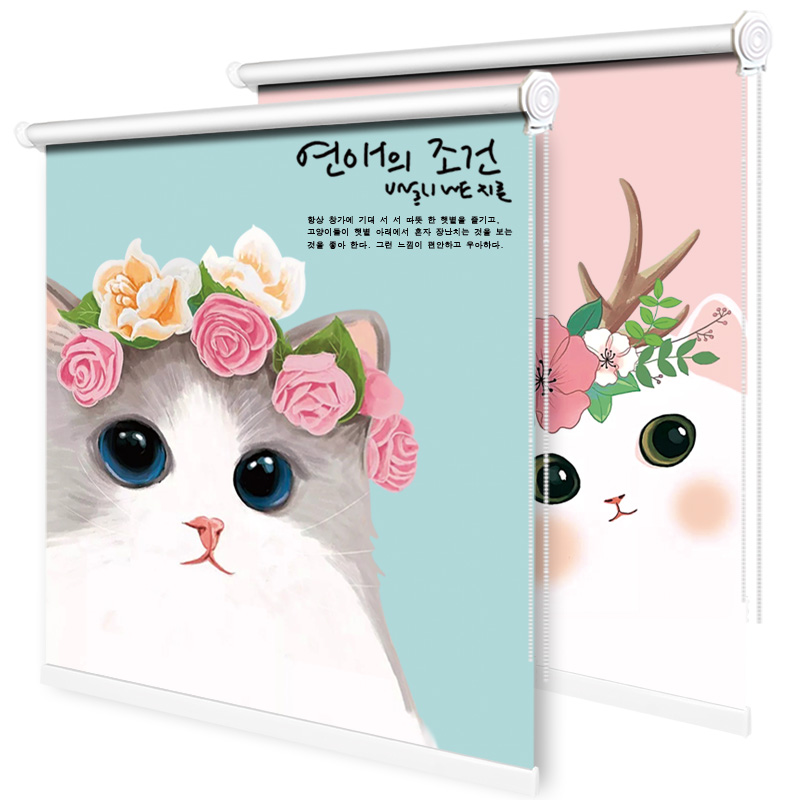 简易遮阳布飘窗窗帘厨房免打孔