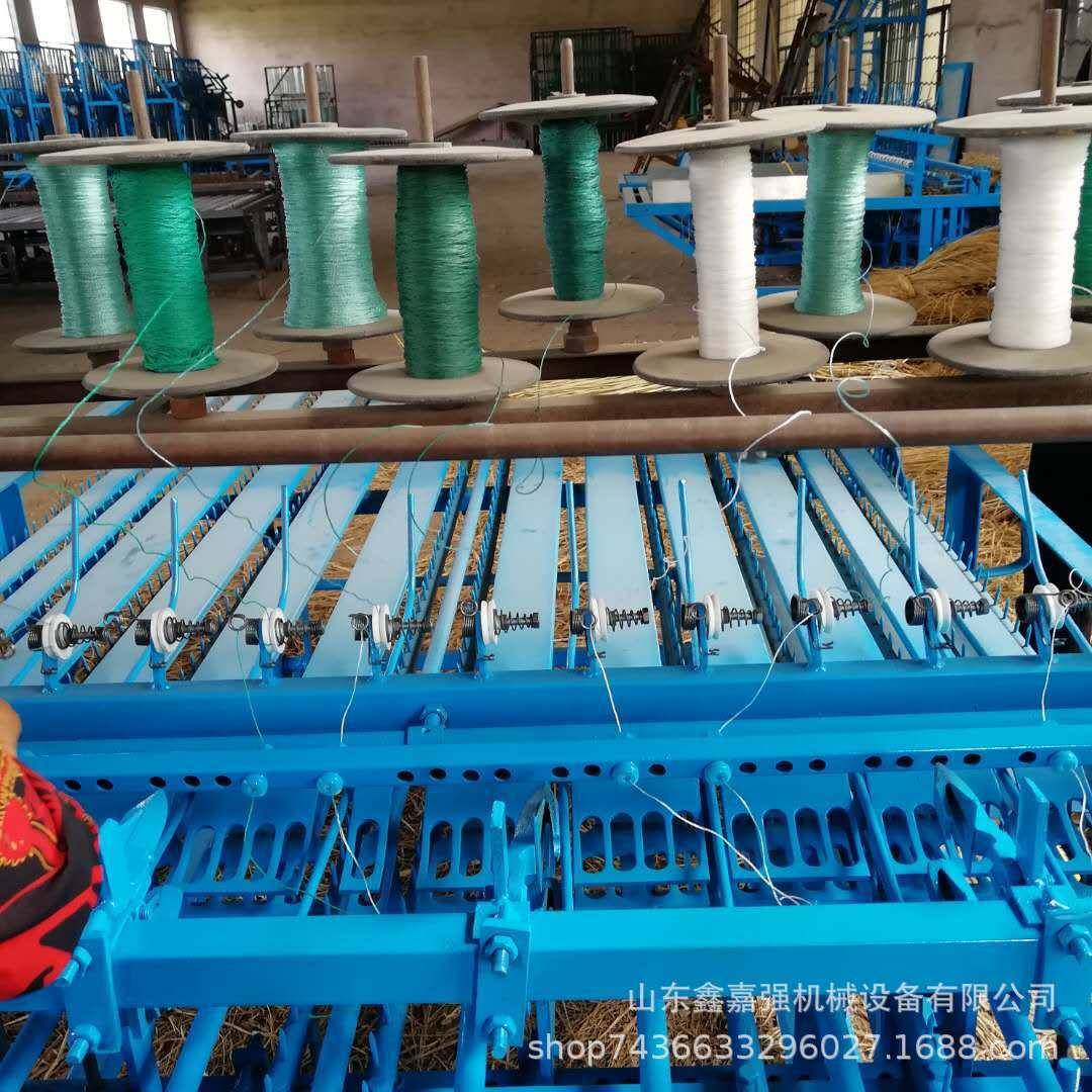 2m带压轴编织草席编织蒲草稻草编制草苫子机保温草帘子编制草席机