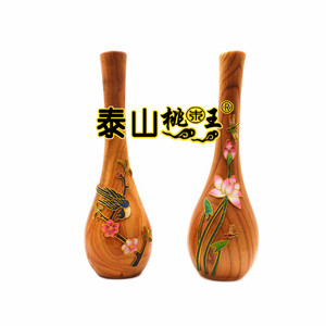 桃木王肥城复古圆雕桃木