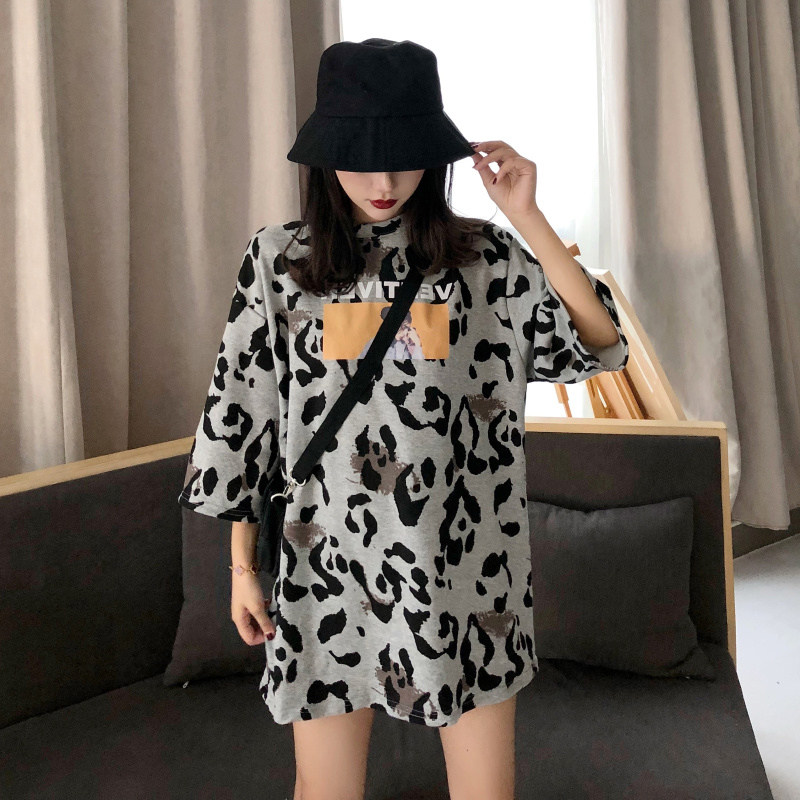 夏装2020新款韩版网红中长款宽松丧系短袖T恤女ins潮超a上衣体恤在类目 女装/女士精品, T恤中 - 来自Buy2taobao.com提供专业的淘宝代购服务