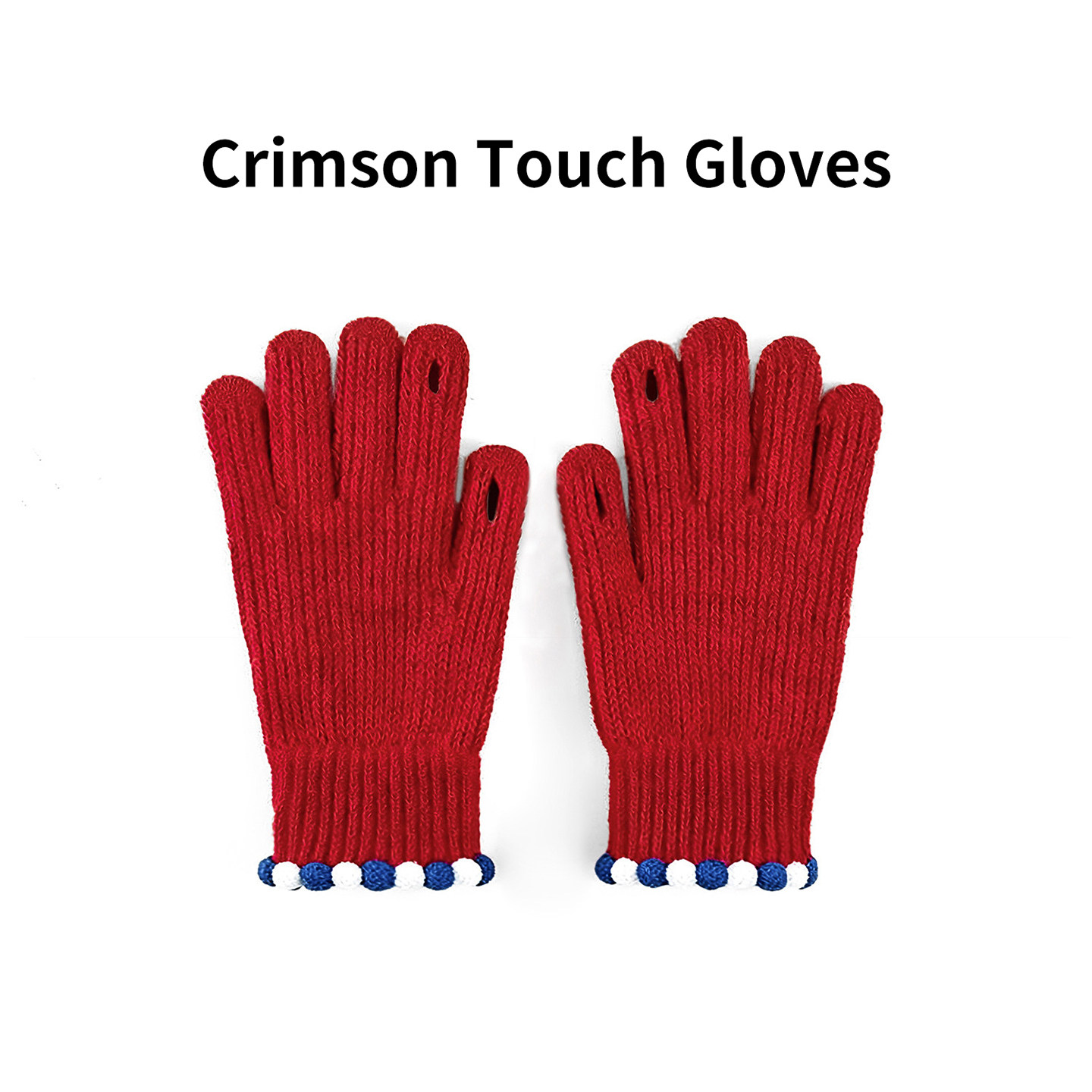 新年红色冬季防寒保暖学生本命年针织红色款手套女可触屏手套喜庆,运动包/户外包/配件,手套,淘宝优惠券,粉丝福利购,淘宝优惠卷