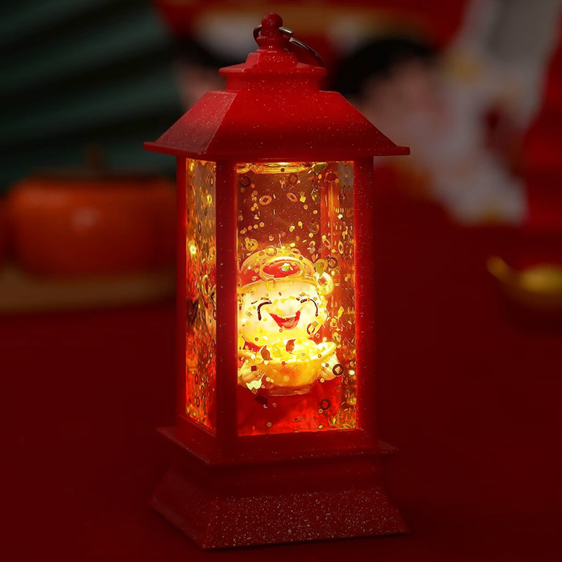 [财神]新年复古摆件凉亭小夜灯会发光创意氛围灯送家人长辈礼物