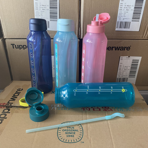 特百惠防漏密封吸管运动水力瓶