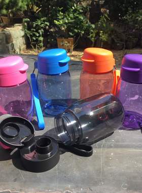 散漫一世-特百惠塑料防漏水杯便携水瓶儿童嘟嘟企鹅杯350ML包邮