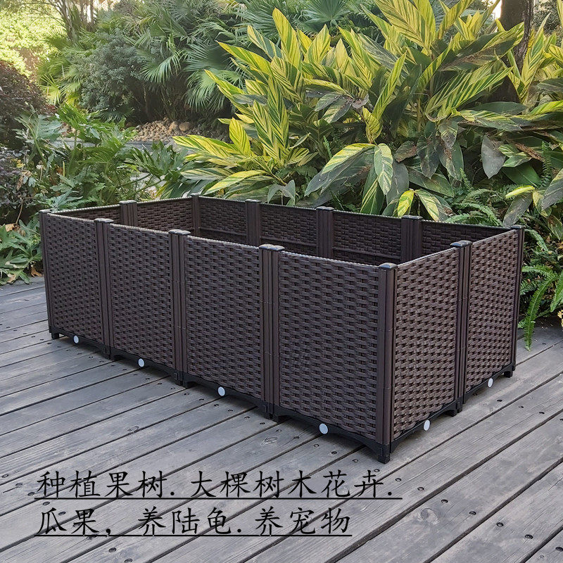 露台户外庭院种植箱 宽80cm高52cm 大棵树木种菜盆养宠物龟盆,鲜花速递/花卉仿真/绿植园艺,花盆,淘宝优惠券,粉丝福利购,淘宝优惠卷