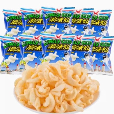 怀旧零食旺旺浪味仙蔬菜味儿童薯片办公室网红零食小吃休闲食品