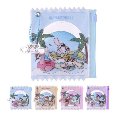 Miniso名创优品三丽鸥夏日黑皮系列糖果吧唧袋挂件玉桂狗kitty