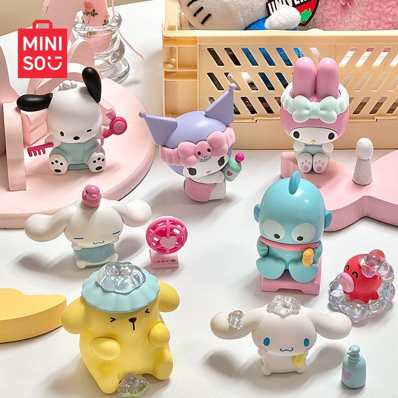 MINISO名创优品Sanrio characters系列沐浴时光盲盒摆件潮玩