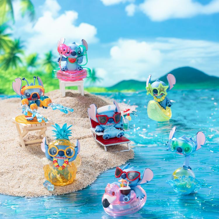 TOPTOY迪士尼史迪奇夏日嘉年华盲盒潮玩手办女可爱公仔摆件正版