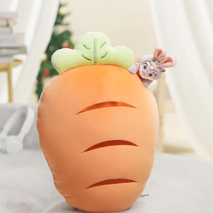 MINISO名创优品迪士尼疯狂动物城朱迪趴卜卜抱枕玩具卡通可爱玩偶