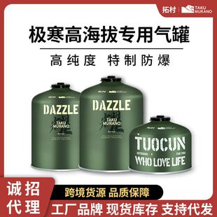 拓村便携式高原野外野炊野营炉具瓦斯丁烷燃气煤气450g高山气罐