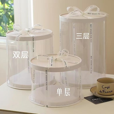 透明蛋糕盒子无蛋糕盒