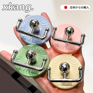 多巴胺吸盘旋转挂钩强力粘胶免打孔学生宿舍强力承重双头无痕粘钩