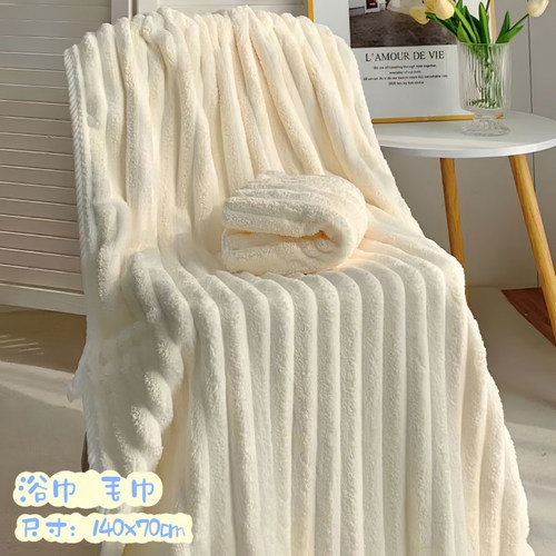 浴巾女家用男吸水速干不掉毛毛巾