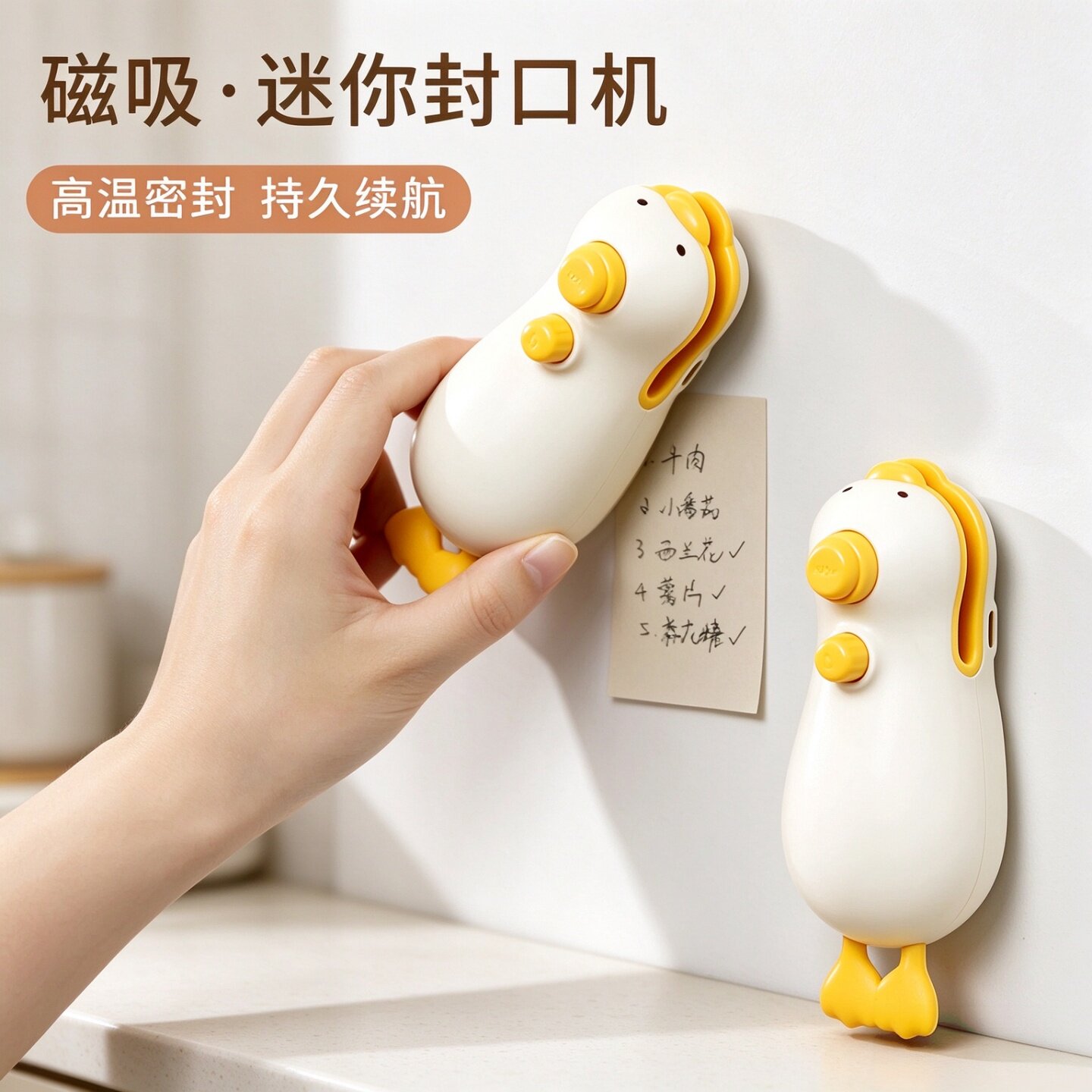 磁吸封口机小型家用迷你热封