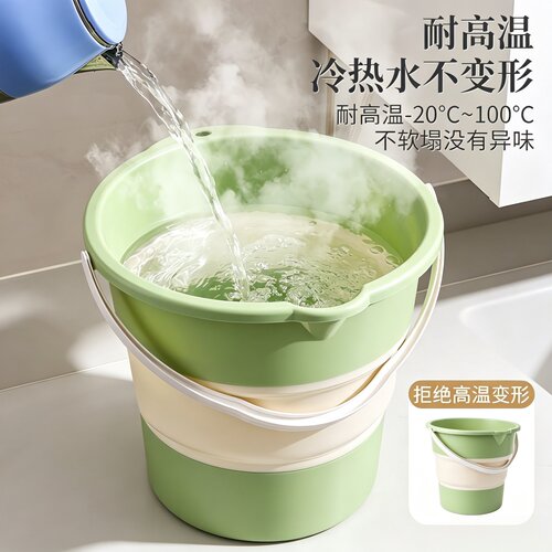 折叠免打孔壁挂洗衣水桶