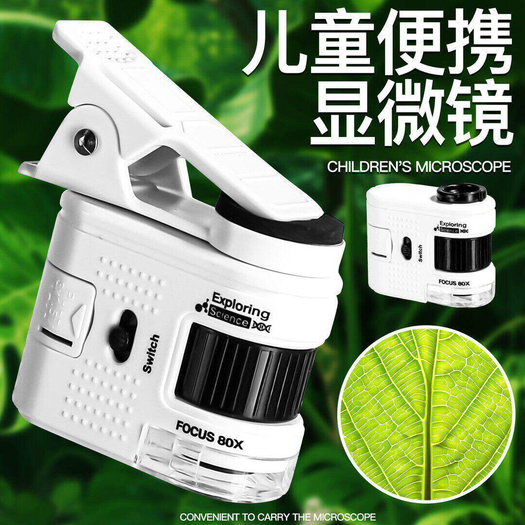 儿童益智便携迷你显微镜看细菌