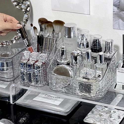 轻奢桌面收纳四季美亚克力