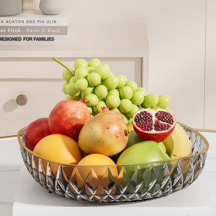 水果盘客厅家用轻奢高端2023新款茶几果盘水果盆水果篮摆放零食盘