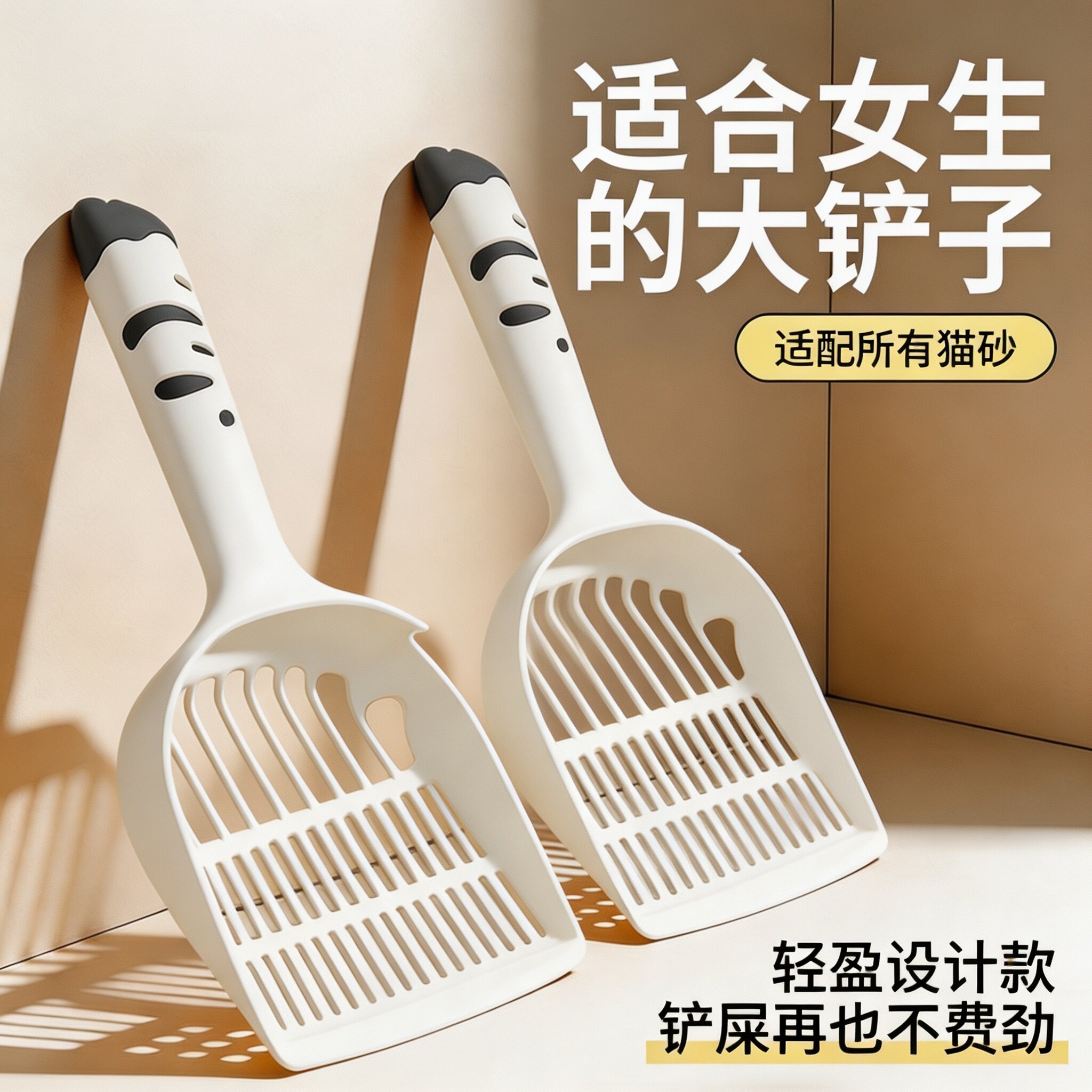 大号三合一木薯豆腐猫砂铲