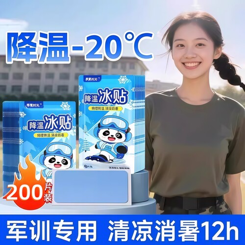 夏天冰凉贴解暑降温散热冷贴冰敷