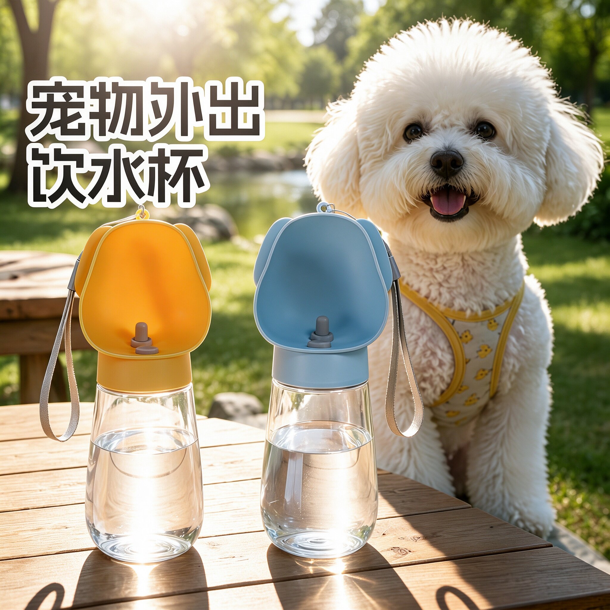 狗狗外出便携随行水杯可拆洗