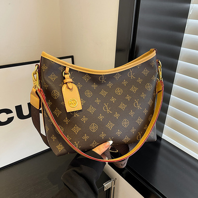 路易CITEX LV官方旗舰店大容量爆款腋下包包女2024新款轻奢老花通