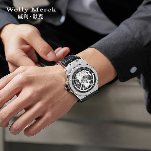 威利默克全自动机械男表