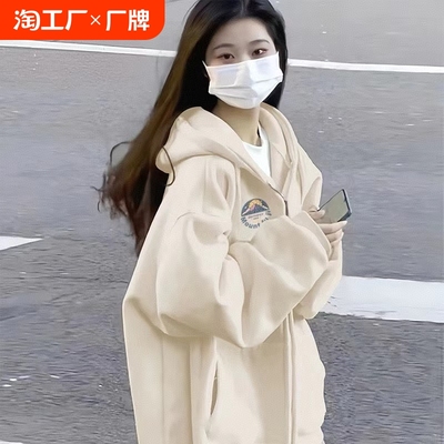 加绒薄款纯棉外套女春秋2