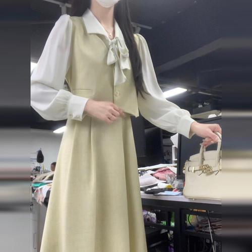 2024早秋新款小香风假两