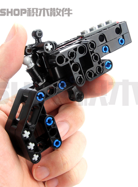 积木玩具枪拼装益智模型机械男孩小颗粒弹射自动射击MOC-15885