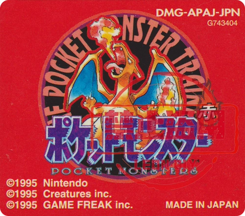 GBC портативная игровая карта кармана монстр монстр покемон красный китайский версию память чипа