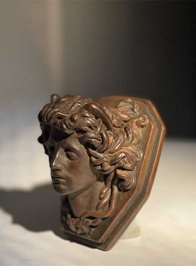 优选美杜莎头像博物馆复刻古罗马雕塑家居桌面装饰T艺术摆件美术