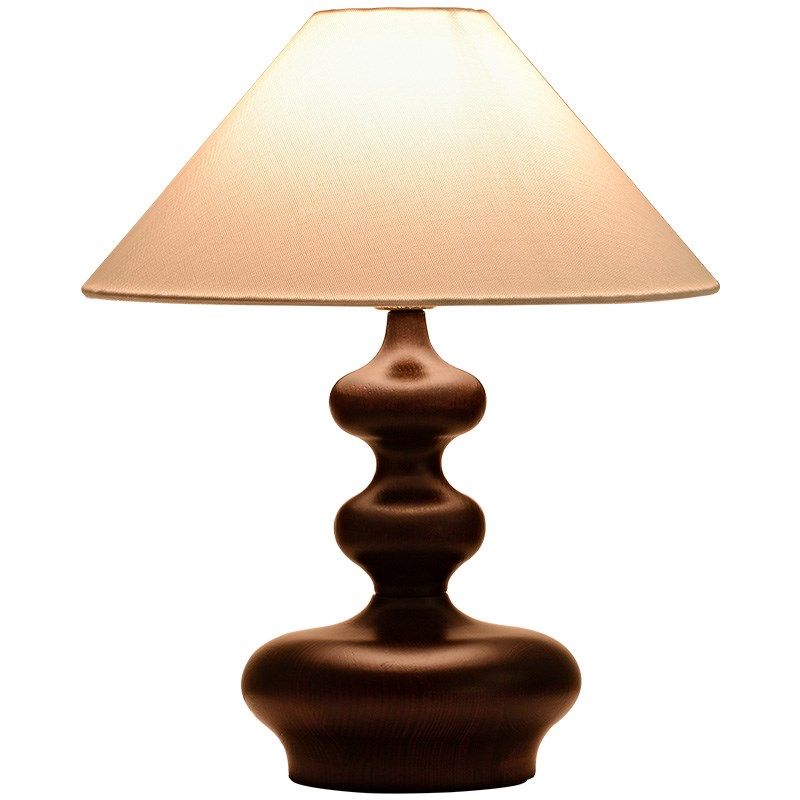 优选法式复古实木中古台灯侘w寂风设计师卧室床头灯美式新中式高