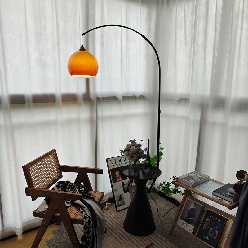 优选法式中古风落地灯p北欧设计师高线级感客厅沙发旁置物氛围钓