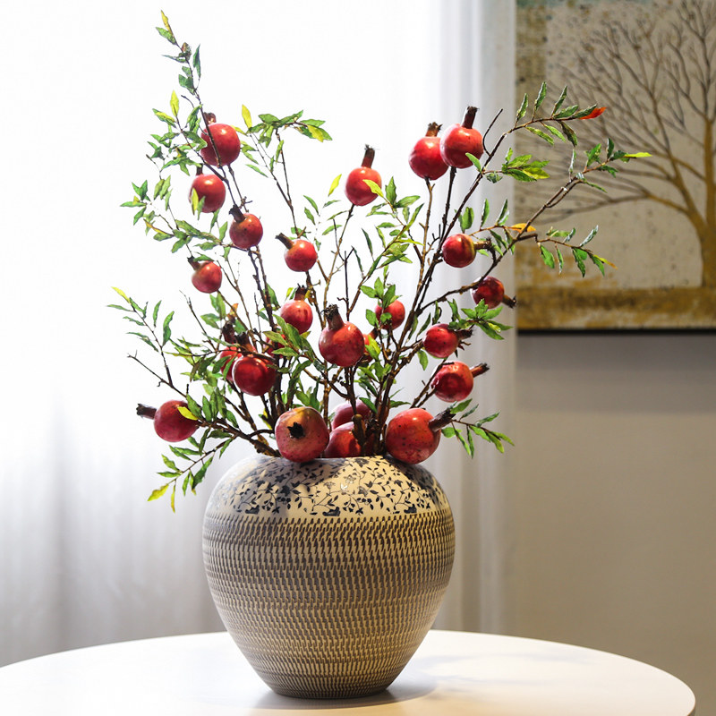 精选景德b镇陶瓷花瓶摆件创意客厅玄关桌面插花器中式禅意家居软,家居饰品,花瓶,淘宝优惠券,粉丝福利购,淘宝优惠卷